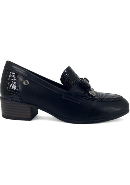 3365 Hakiki Deri Günlük Kadın Ayakkabı-Siyah Rugan fiyatları
