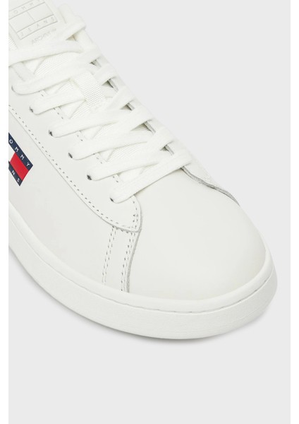 Logolu Deri Sneaker Ayakkabı Bayan Ayakkabı EN0EN02815 Ybl indirimleri