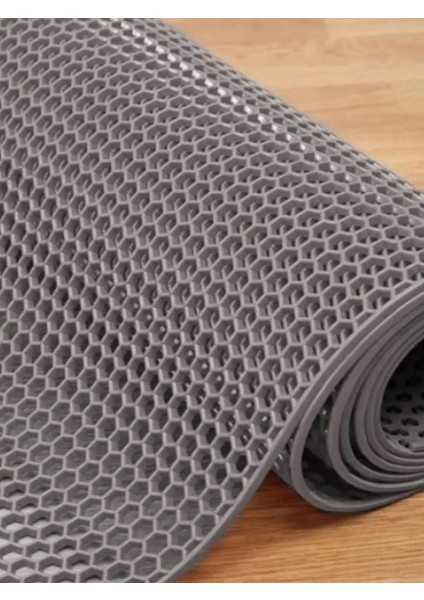 Gri Petek Mat Pvc Kaydırmaz Petek Paspas, 1,2x6 Metre fiyatları