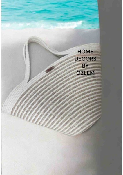 Hasır Omuz Çantası Plaj Çantası Günlük Çanta El Emeği Handmade