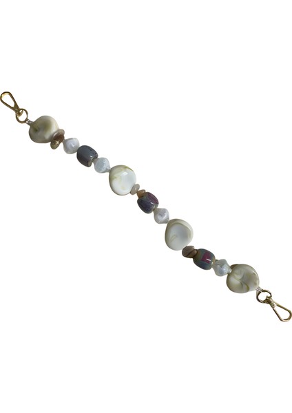 Akrilik Boncuklu Çanta Sapı 37 cm B7T