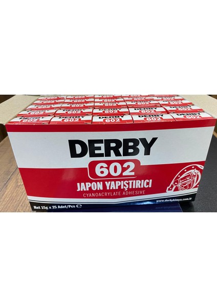 602 Japon Yapıştırıcı 15 Gr. 25 Adetlik Kutu
