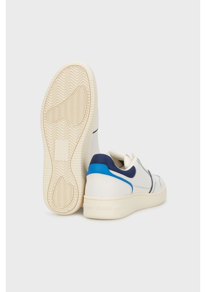 Deri Karışımlı Logolu Sneaker Ayakkabı Erkek Ayakkabı EM0EM01610 Dw4 fırsatları