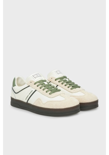 Süet Detaylı Logolu Sneaker Ayakkabı Erkek Ayakkabı EM0EM01587 Ybı fiyatları