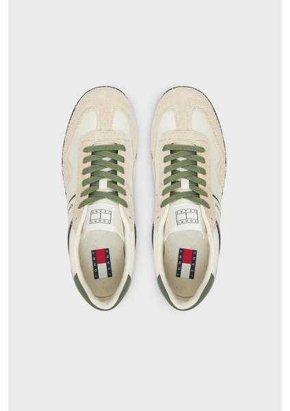 Süet Detaylı Logolu Sneaker Ayakkabı Erkek Ayakkabı EM0EM01587 Ybı modelleri