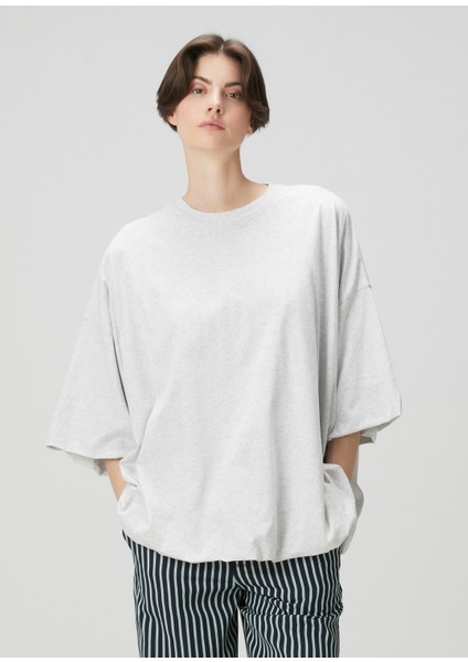 Oversize Gri T-Shirt
