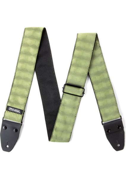 D6710 Jacquard Hexagon Echo Olive Gitar Askısı