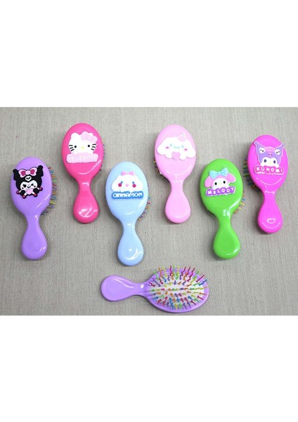 Kuromi, Hello Kitty, Cinnamon, My Melody Saç Tarağı 14 cm