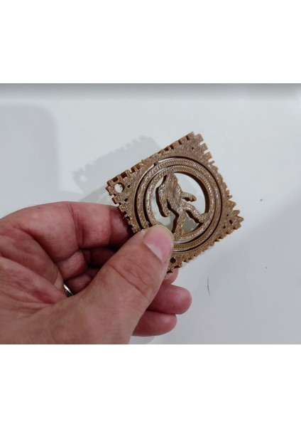 Bigfoot / Sasquatch Keychain Gimbal (Sadece Plastik Aparattır) 3D modelleri