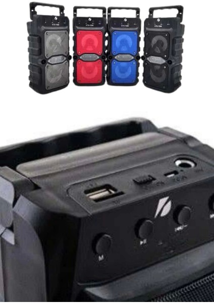 Çift Çıkışlı Güçlü Bataryalı Kablosuz Yüksek Ses Kaliteli Bluetooth Hoparlör