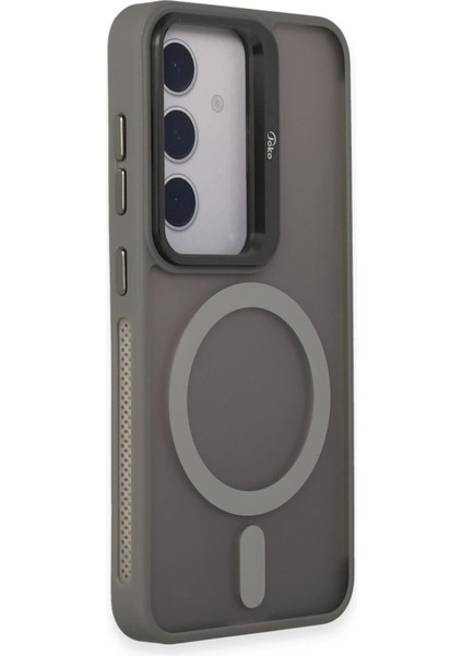 Samsung Galaxy S24 Flet Lens Magsafe Kapak - Gri Ynsmr fiyatları