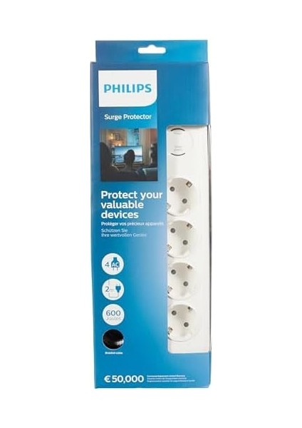 SPN7040WA Akım Korumalı Priz 4&apos;lü 600J 2m 3680W 16A modelleri