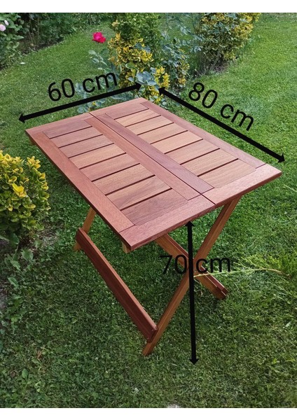 Ahşap 60X80 Iroko Mini Yemek Masası fiyatları