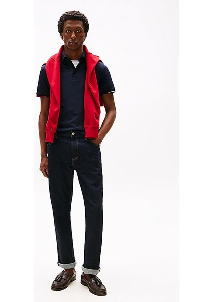 Erkek Interlock Flagcuff Polo T-Shirt - Lacivert fiyatları