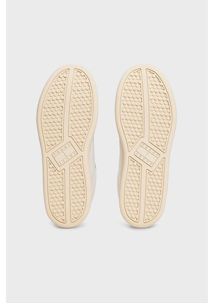 Logolu Deri Sneaker Ayakkabı Bayan Ayakkabı EN0EN02815 01V