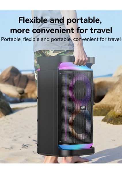 Yesido Ysw29 Bluetooth Rgb Işıklı Kablosuz Taşınabilir Hoparlör | 40w | Mikrofonlu | 4400mah | 7 Renk Modu fırsatları