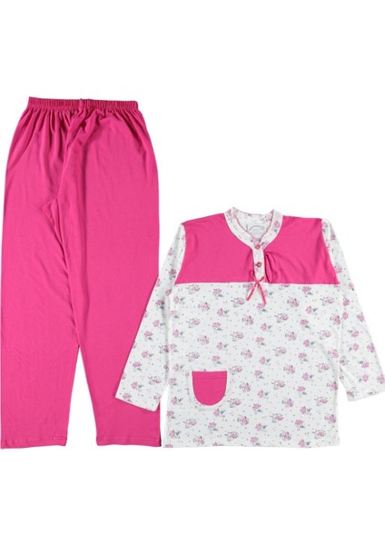 Elise Mood Tasarım Model Yazlık Uzun Kol Kadın Pijama Takımı M/xxl