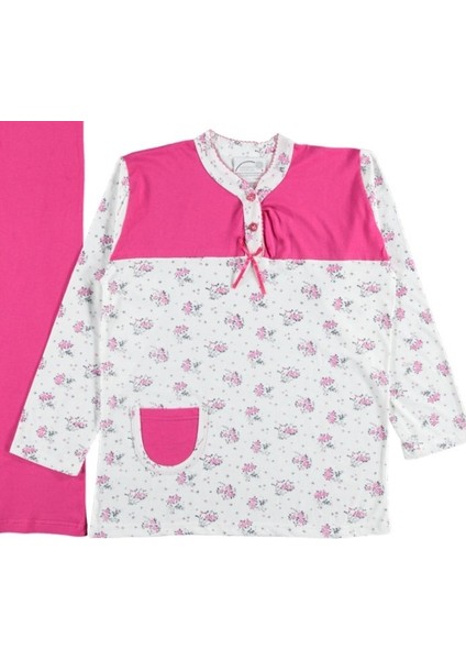 Elise Mood Tasarım Model Yazlık Uzun Kol Kadın Pijama Takımı M/xxl