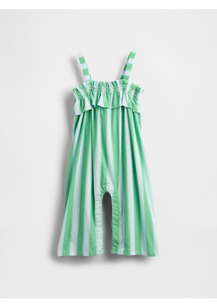 Kız Bebek Yeşil Poplin Tulum