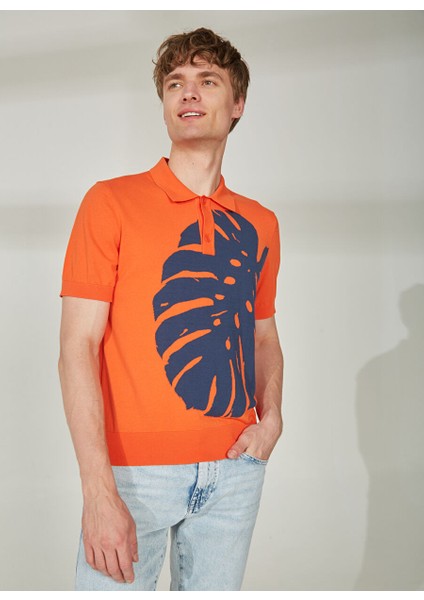 Turuncu Erkek Polo T-Shirt C S P50 10