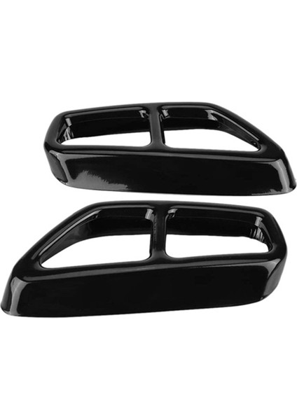 Araba Paslanmaz Çelik Siyah Egzoz Borusu Kapağı Döşeme (Yurt Dışından)