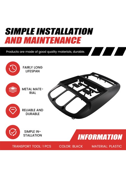 Grand Touring Için Araba Radyo Fasya Çerçeve Adaptörü (Yurt Dışından) fırsatları