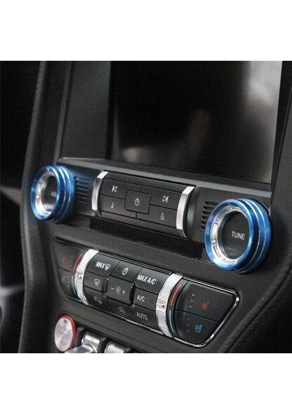 Orta Konsol Ses Düğmesi Halkası Iç Mekan 15-20 Siyah (Yurt Dışından) indirimleri