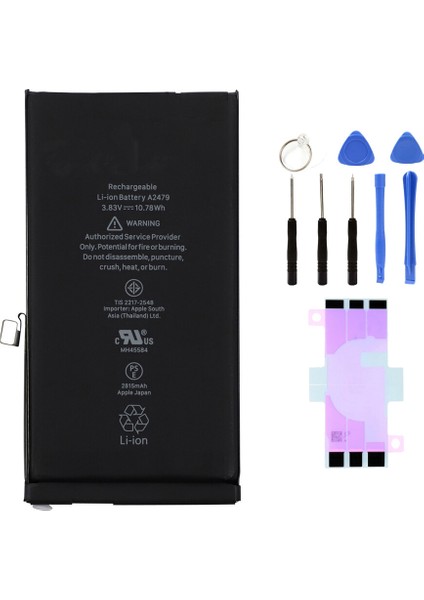 IPhone 12 Uyumlu Batarya Pil Tamir Seti ve Pil Bandı