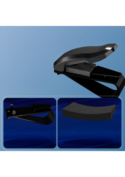 Araç Içi Gözlük Tutucu Kart Tutucu Minimalist Yaylı Klips Oto Gözlük Tutucu fırsatları