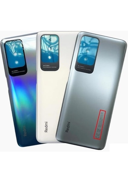 Xiaomi Redmi 10 Mavi Arka Pil Kapağı Batarya Kapağı