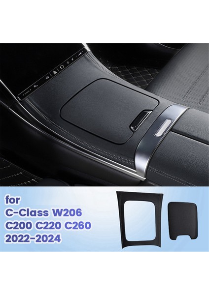 C-Serisi Için Araç Merkezi Kontrol Paneli Sticker Trim Kapağı (Yurt Dışından)