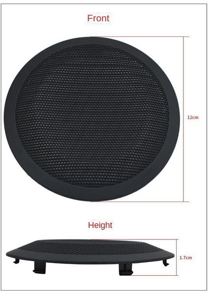 Araba Ön Arka Kapı Hoparlör Kapağı Ses Korna Kılıfı Siyah (Yurt Dışından) indirimleri