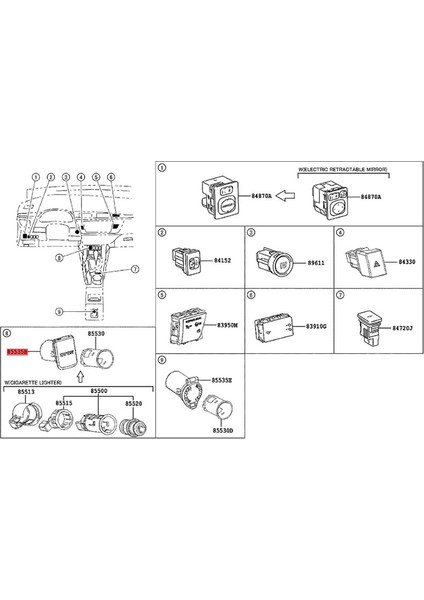 4runner Prado Için Arka Sıra Güç Soketi Kapağı (Yurt Dışından) indirimleri