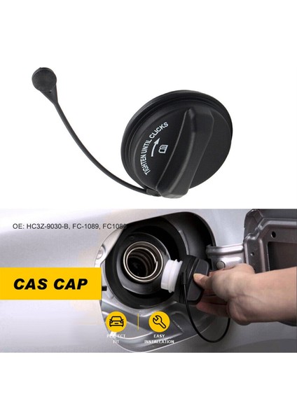 FC1089 Yakıt Gaz Kapağı W Kayışlı Kilitsiz HC3Z-9030-B (Yurt Dışından) fırsatları