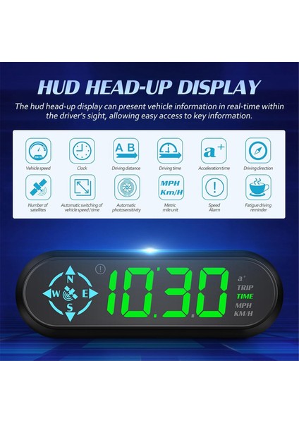 Araba Dijital Gps Hız Göstergesi Araba Heads Up Display Hız Göstergesi (Yurt Dışından) modelleri