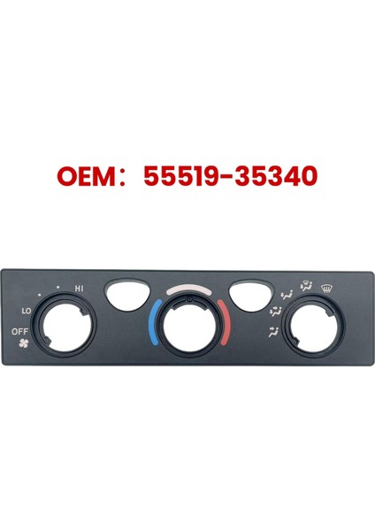 Araba Klima Iklim Kontrol Paneli Ön Plaka Kapağı Trimi (Yurt Dışından)