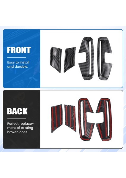 Karbon Fiber Için Araba Ön Tampon Yan Ayırıcı Spoiler Kanardları (Yurt Dışından) indirimleri