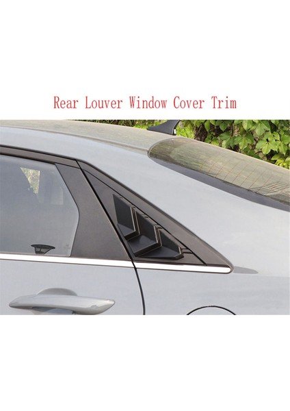 Araba Panjur Penceresi Yan Panjur Kapağı Mat Siyah (Yurt Dışından) fırsatları