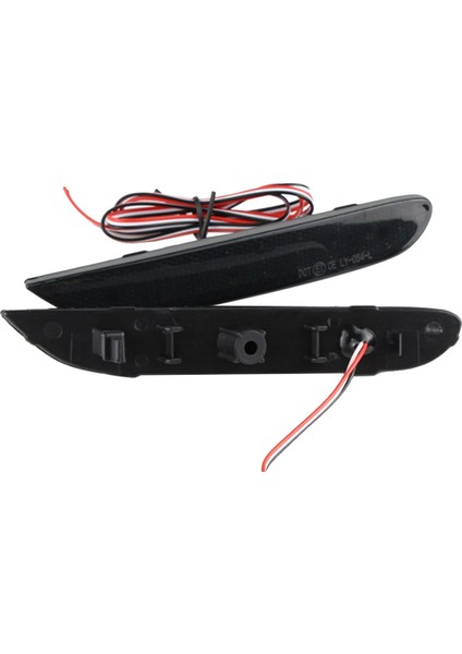 Araba Arka Tampon Reflektör Işığı 26560-JJ90A Q50 Siyah Için (Yurt Dışından)