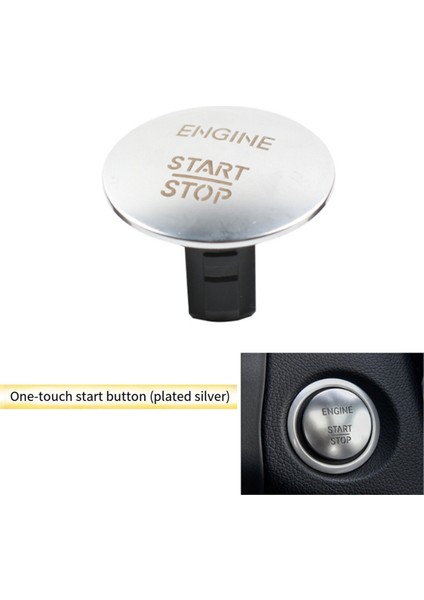 Gümüş Için Araba Anahtarsız Çalıştırma ve Durdurma Tek Düğme (Yurt Dışından)