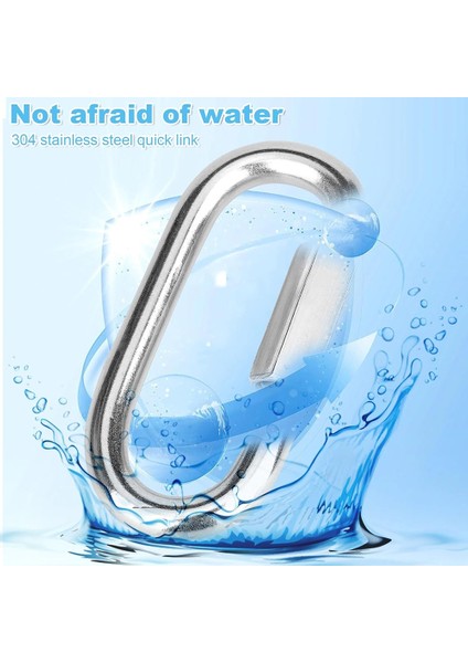 2 Adet Zincir Bağlantısı 304 Paslanmaz Çelik Vida Zinciri Hızlı Bağlantılar (Yurt Dışından) modelleri