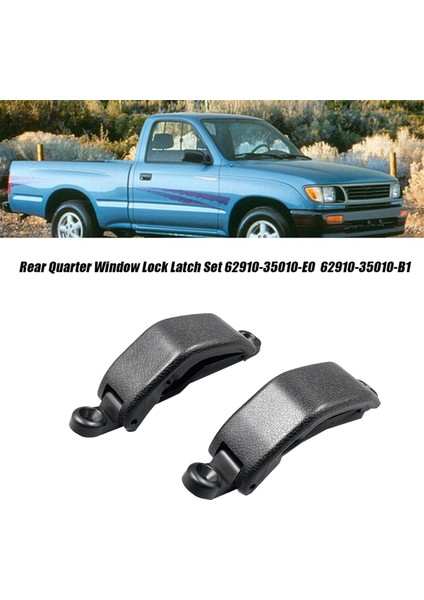 2 Adet Araba Arka Çeyrek Pencere Kilidi Mandalı Seti Gri (Yurt Dışından) fiyatları