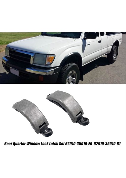 2 Adet Araba Arka Çeyrek Pencere Kilidi Mandalı Seti Gri (Yurt Dışından) indirimleri