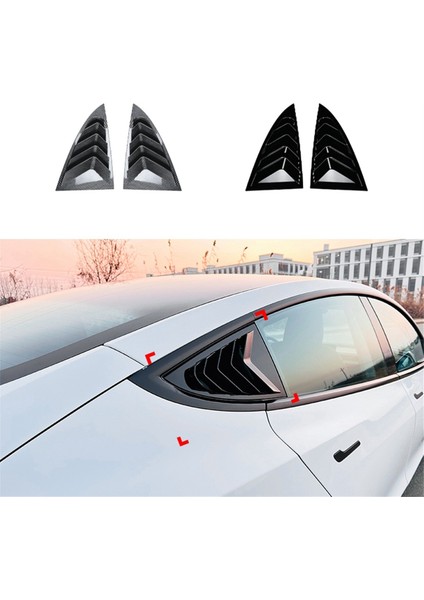 Model 3 2024+ Arka Yan Panjurlar Hava Menfezi Kepçesi Gölgelikler-B (Yurt Dışından) fırsatları