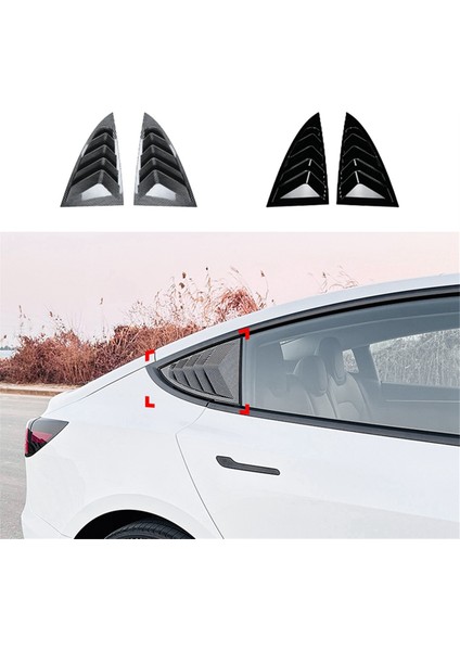 Model 3 2024+ Arka Yan Panjurlar Hava Menfezi Kepçesi Gölgelikler-B (Yurt Dışından) indirimleri