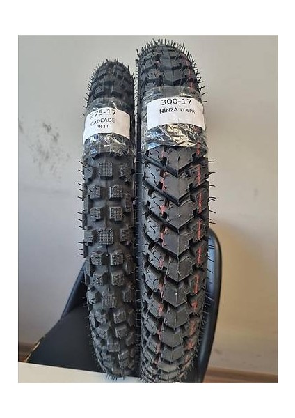 Kuba x Boss, 300-17 Tt ve 275-17 Tt Tubetype Motosiklet Lastik Seti fiyatları