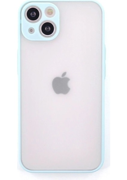 iPhone 14 Kılıf Montreal Silikon Kapak - Turkuaz - NFND9201-4001