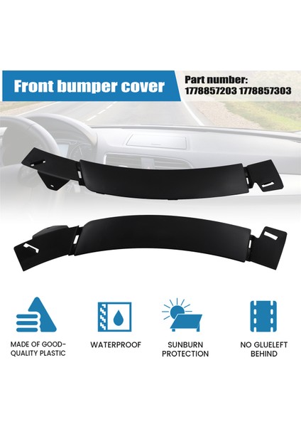 1 Çift Ön Tampon Kapağı Ön Tampon Kaplaması - (Yurt Dışından) fırsatları