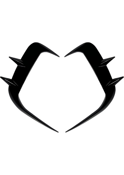 Araba Ayırıcı Spoiler Sis Farları Dekoratif Kapak Parlak Siyah (Yurt Dışından) fiyatları