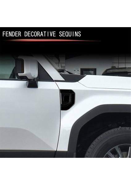 Prado LC250 2024 Araba Dış Aksesuarları Parlak Siyah (Yurt Dışından)